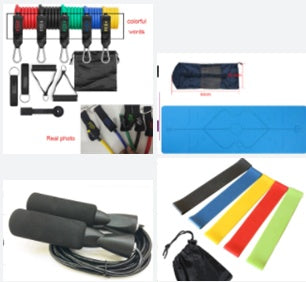 Fitness Rally Resistance Bands – Elastic Exercise Rope Set for Full-Body Workouts | Clestro
