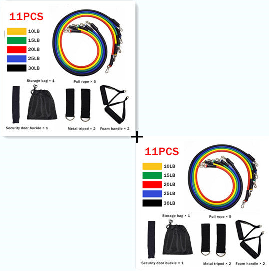 Fitness Rally Resistance Bands – Elastic Exercise Rope Set for Full-Body Workouts | Clestro