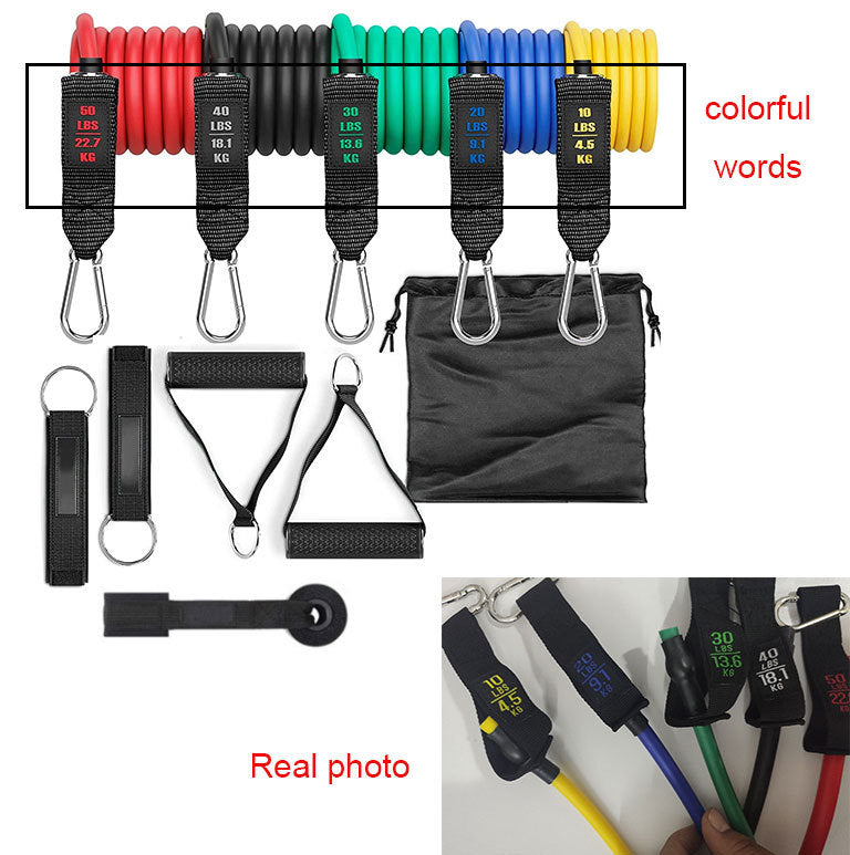 Fitness Rally Resistance Bands – Elastic Exercise Rope Set for Full-Body Workouts | Clestro