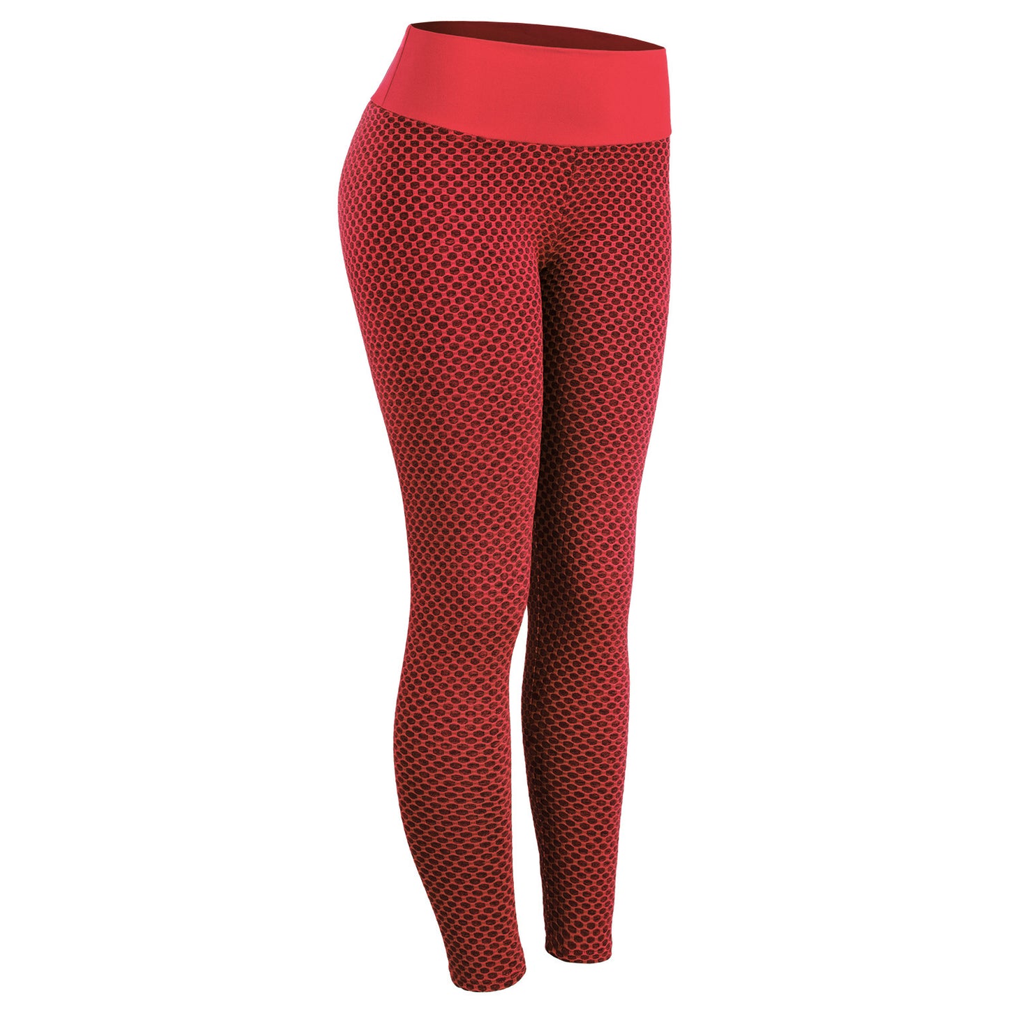 High-Waist Plaid Leggings – Women’s Seamless Yoga & Fitness Pants | Clestro