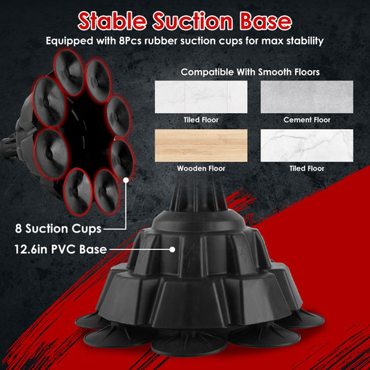 Adjustable Free-Standing Punching Bag with Gloves & Wrist Protection – Boxing Ball for Adults Fitness & Speed Training | Clestro