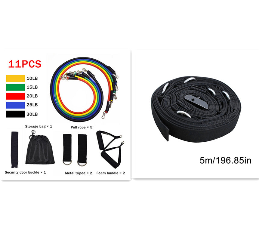 Fitness Rally Resistance Bands – Elastic Exercise Rope Set for Full-Body Workouts | Clestro