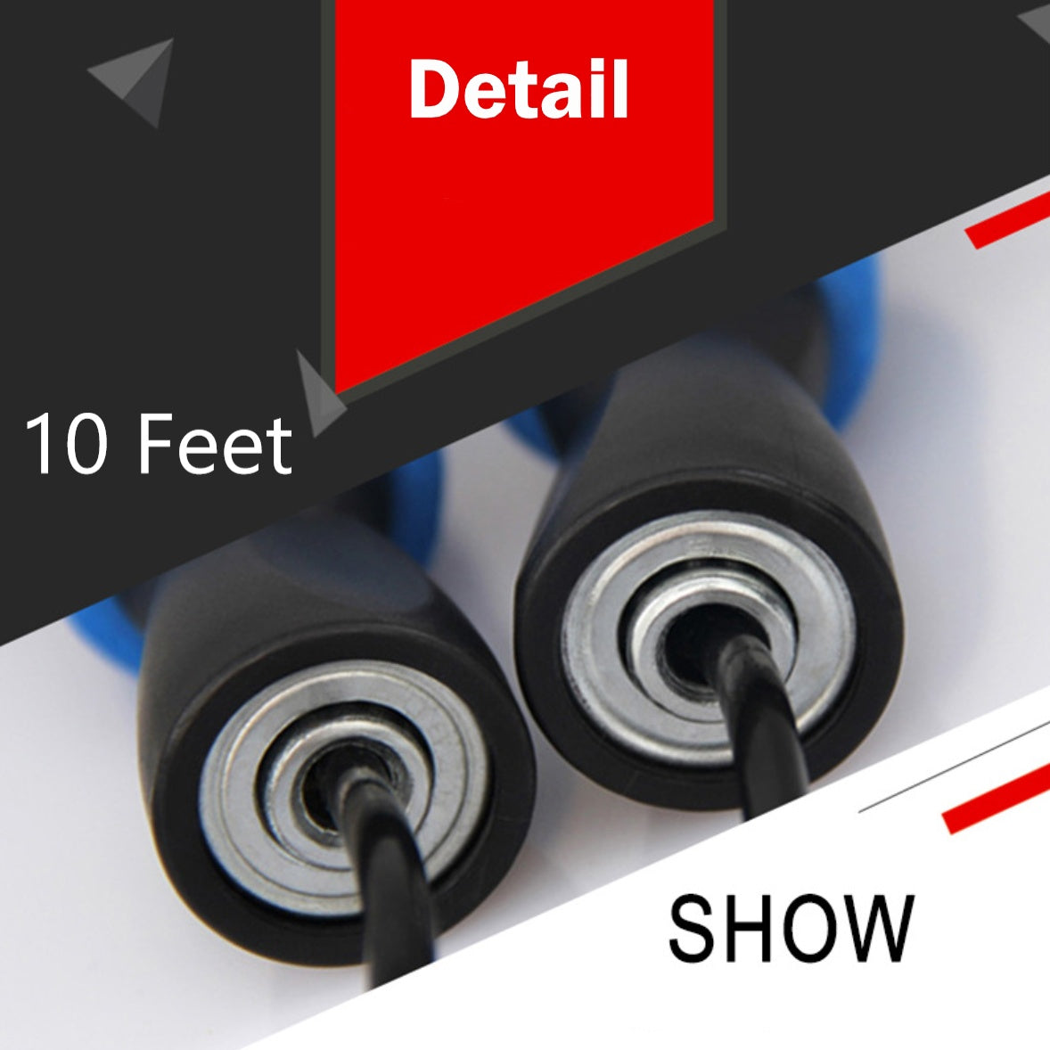 Adjustable Speed Jump Rope – Bearing Skipping Rope for Boxing, Fitness & Aerobic Training | Clestro