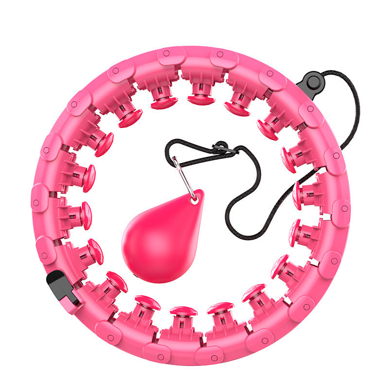 Adjustable Slimming Waist Hula Hoop – Weighted Fitness Massage Ring for Weight Loss | Clestro
