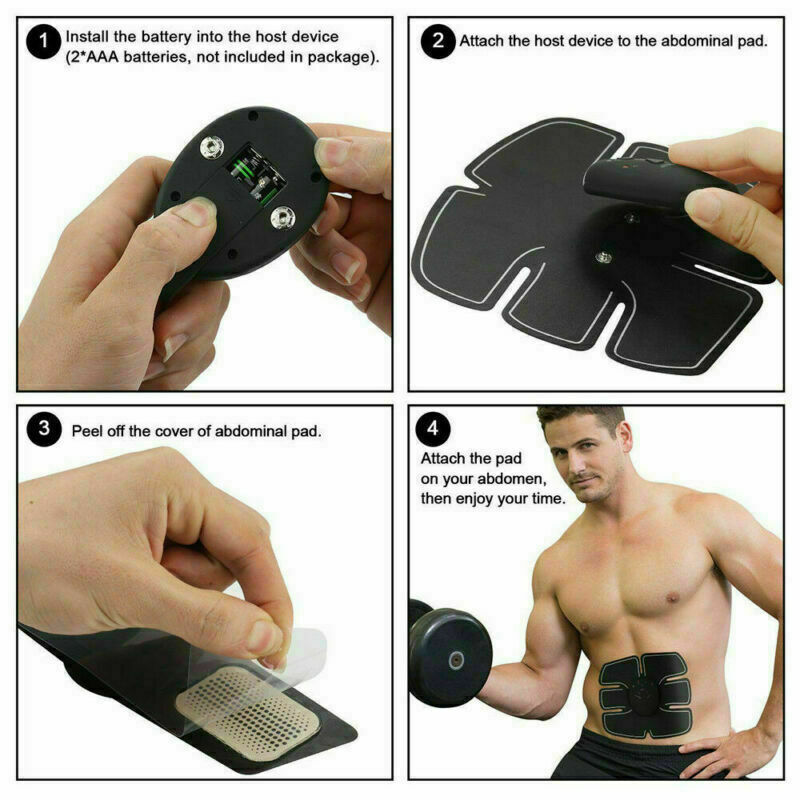 Electric ABS Muscle Toner Belt – Fat Burner & Belly Shaper for Abdomen, Arms & Legs | Clestro