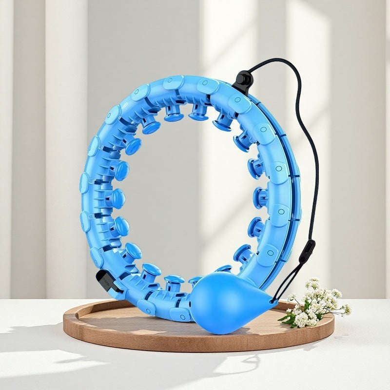 Adjustable Slimming Waist Hula Hoop – Weighted Fitness Massage Ring for Weight Loss | Clestro