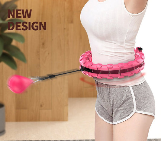 Adjustable Slimming Waist Hula Hoop – Weighted Fitness Massage Ring for Weight Loss | Clestro