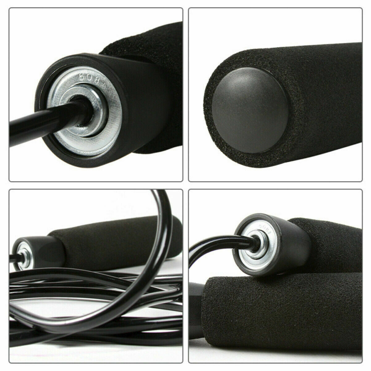 Adjustable Speed Jump Rope – Bearing Skipping Rope for Boxing, Fitness & Aerobic Training | Clestro