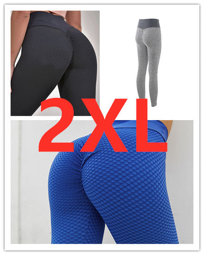 High-Waist Plaid Leggings – Women’s Seamless Yoga & Fitness Pants | Clestro