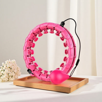 Adjustable Slimming Waist Hula Hoop – Weighted Fitness Massage Ring for Weight Loss | Clestro