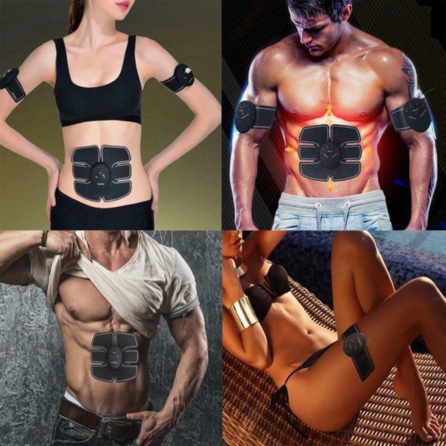 Electric ABS Muscle Toner Belt – Fat Burner & Belly Shaper for Abdomen, Arms & Legs | Clestro