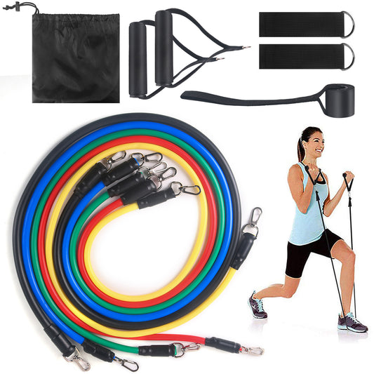 Fitness Rally Resistance Bands – Elastic Exercise Rope Set for Full-Body Workouts | Clestro
