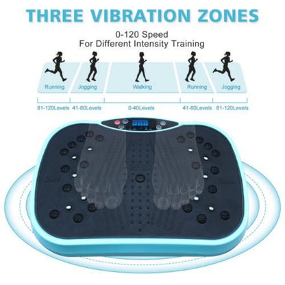 Vibrating Fitness Plate – Full Body Workout Platform for Home Weight Loss & Body Shaping | Clestro