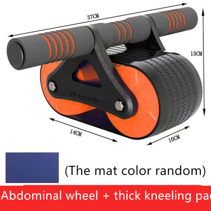 Double Wheel Ab Roller – Automatic Rebound Abdominal Exerciser for Home Gym & Fitness | Clestro