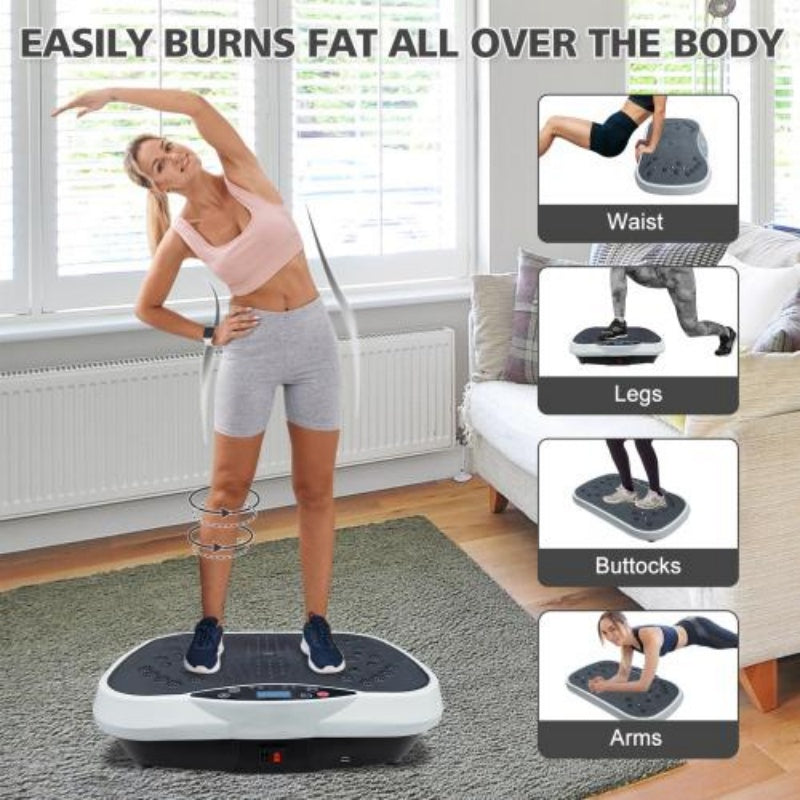 Vibrating Fitness Plate – Full Body Workout Platform for Home Weight Loss & Body Shaping | Clestro