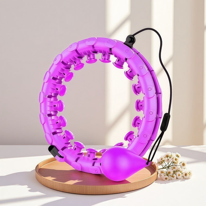 Adjustable Slimming Waist Hula Hoop – Weighted Fitness Massage Ring for Weight Loss | Clestro
