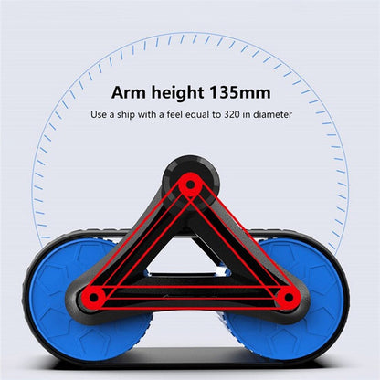 Double Wheel Ab Roller – Automatic Rebound Abdominal Exerciser for Home Gym & Fitness | Clestro
