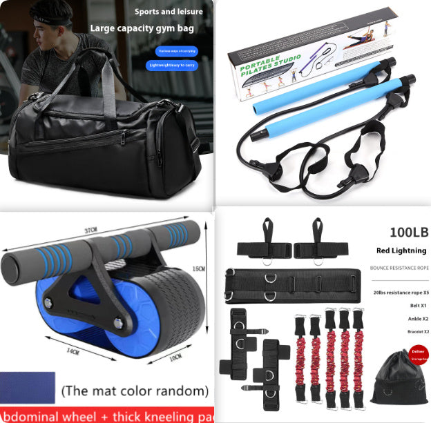 Double Wheel Ab Roller – Automatic Rebound Abdominal Exerciser for Home Gym & Fitness | Clestro