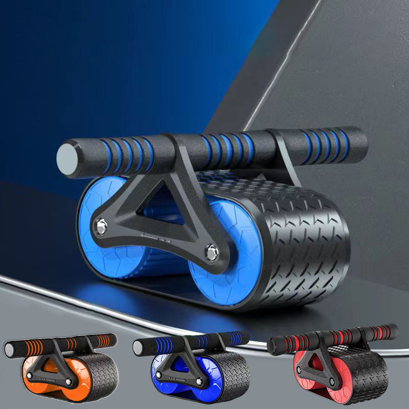 Double Wheel Ab Roller – Automatic Rebound Abdominal Exerciser for Home Gym & Fitness | Clestro