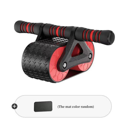 Double Wheel Ab Roller – Automatic Rebound Abdominal Exerciser for Home Gym & Fitness | Clestro