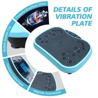 Vibrating Fitness Plate – Full Body Workout Platform for Home Weight Loss & Body Shaping | Clestro